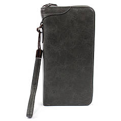 Чоловічий гаманець портмоне Wallery XW3333 Темно-сірий 149192