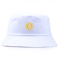 Панама Шляпа Bitcoin Биткоин Белая 56-58 см