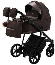 Дитяча коляска 2 в 1 Adamex Gallo Thermo GA-10 chocolate gold