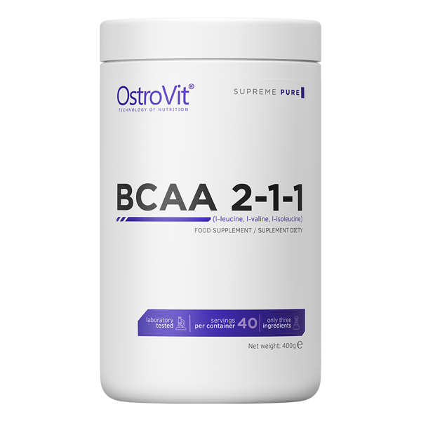 BCAA 2-1-1 OstroVit 400 г Без смакових добавок