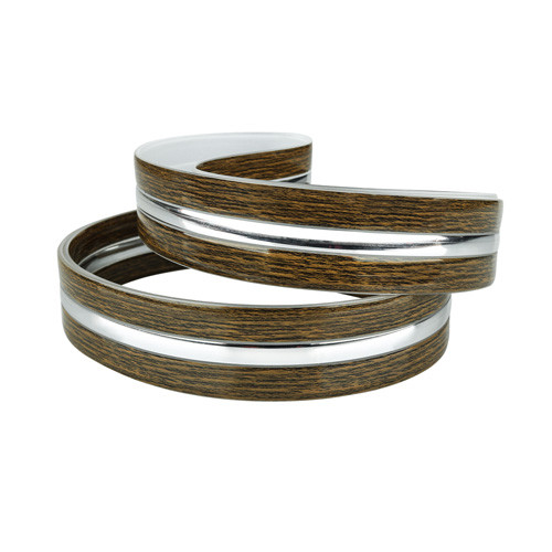 Декоративна стрічка DS-R260-07-BWS к світильнику DEL-R-20-18-4 DIY( горіх+1 сріб. смужка), фото 1