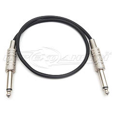 Кабель jack 6.3 mm to jack 6.3 mm метал, у екрані