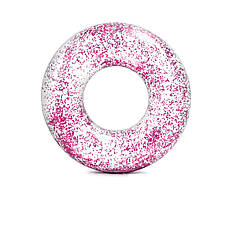 Intex надувний круг 56274 «Рожевий Блиск», 119 см, рожевий