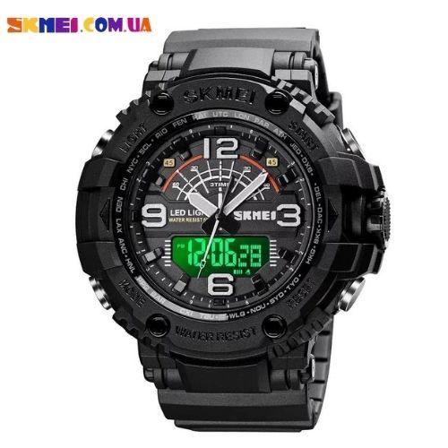 Спортивний наручний годинник Skmei 1617 (Black)