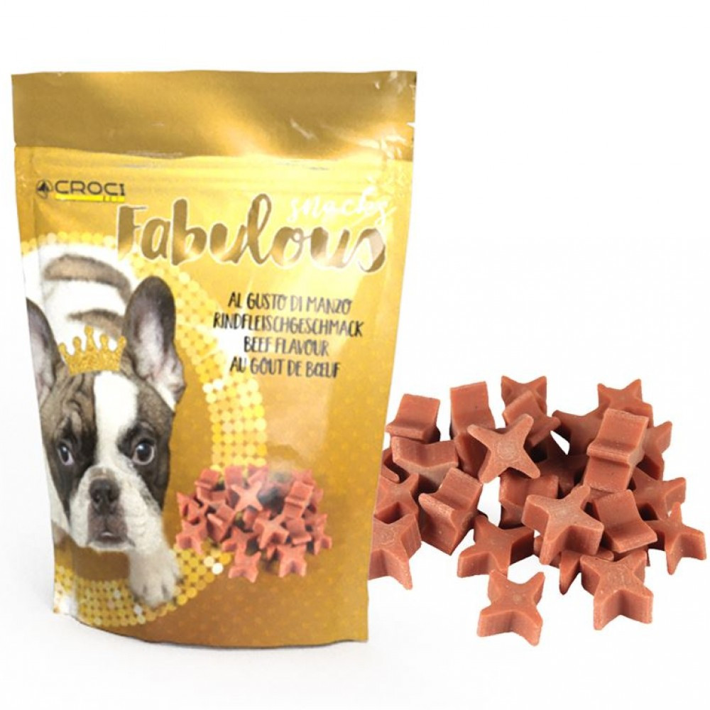 Ласощі для собак малих порід дропси з яловичиною Croci Fabulous 60 г