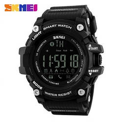 Розумний годинник Skmei 1227 з Bluetooth (Black)