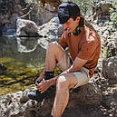 Кепка Buff One Size Trucker Cap chrome graphite by A.D. Maddox, фото 4