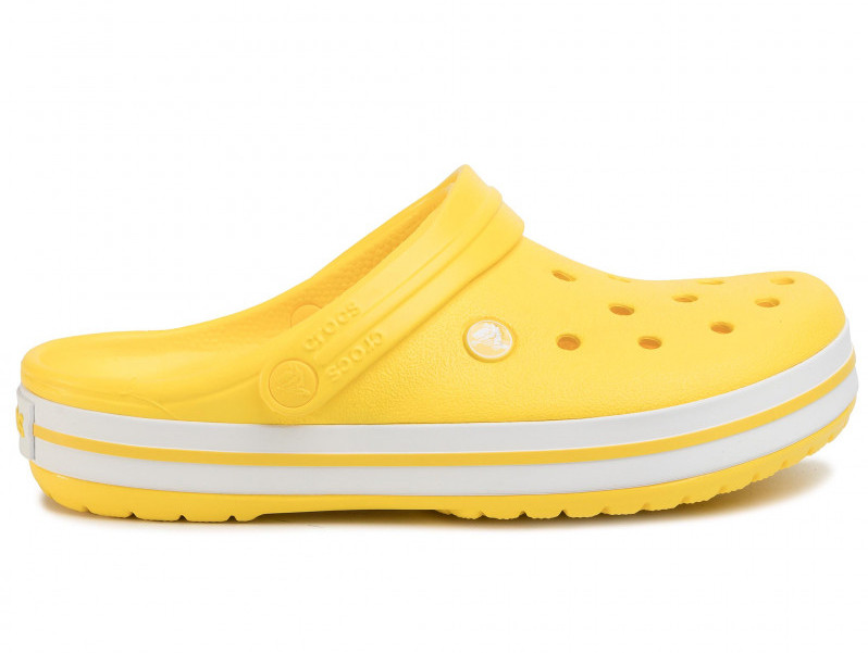 Крокси сабо Жіночі Crocband Lemon/White M11 45-46 28 см Лимонний