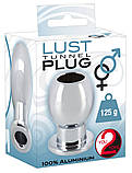 Анальний корок Lust Tunnel Plug Aluminium, фото 9