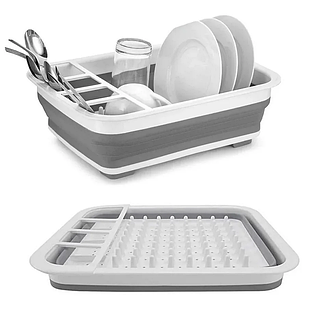 Піддон для посуду та кухонних приладів Multi-Functional Folding Bowl Tray