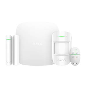 Стартовий комплект системи безпеки AJAX StarterKit Plus білий (White)