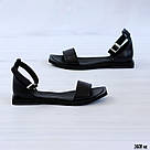 Босоніжки без підборів натуральна шкіра 40 р-р, фото 3