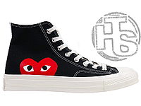 Женские кеды Converse x Comme Des Garcons Play High Black 150204C