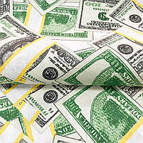 Бязь Gold бавовняна "Долари", фото 3