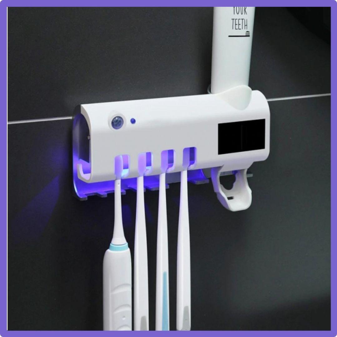 Диспенсер для зубної пасти та щітки Toothbrush sterilizer-1242