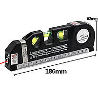 Лазерний рівень із вбудованою рулеткою Laser Level Pro 3, фото 5