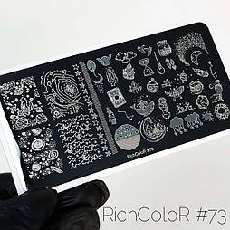 Пластина для стемпінгу RR-73 на пластиковій основі