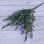 Букет штучної лаванди висока 35 см, фото 2