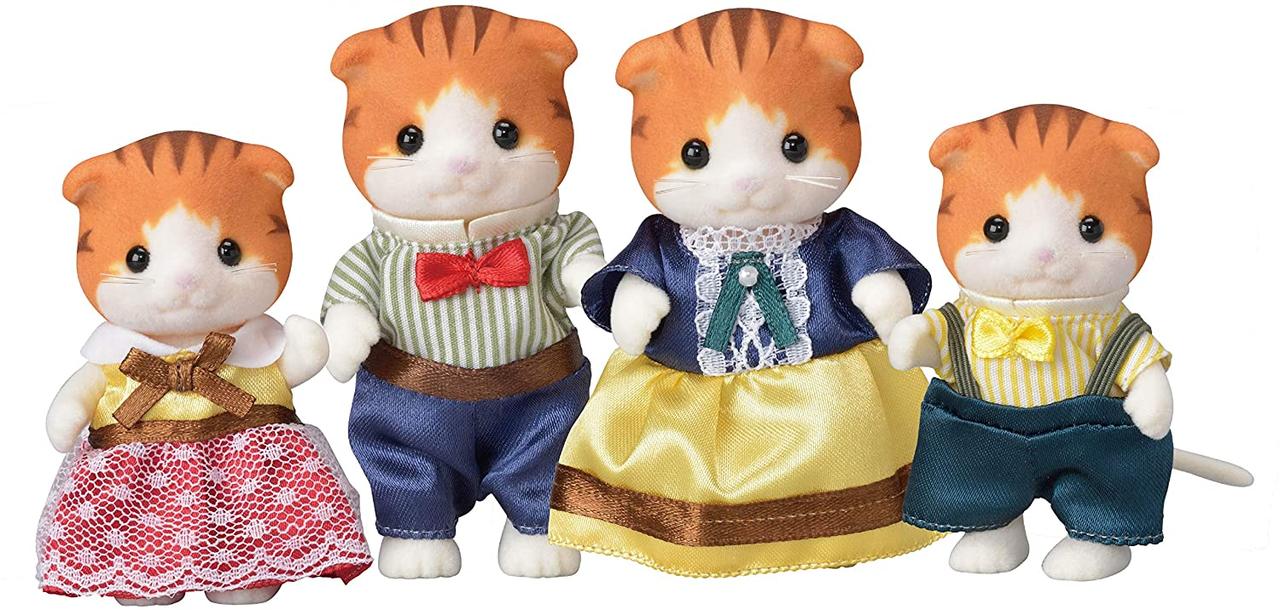 Сильваниан фэмилис Сім'я котиків Кленових Висловухих котів Sylvanian Families Calico Critters