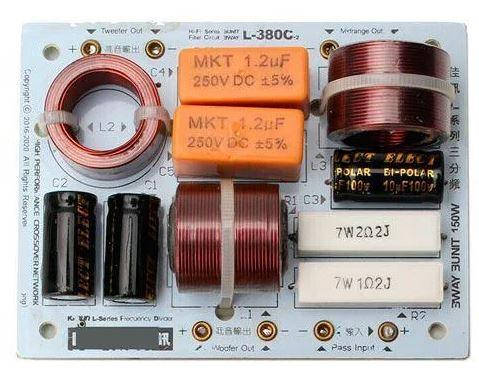 Кросовер фільтр 3-смуговий для акустики Kasun L-380C Hi-Fi 150Вт, фото 1