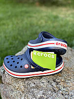 Кроксы crocs детские синик сабо Crocband Kids Navy оригинал крокси сині на хлопчика