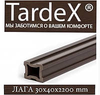 Лага для монтажа террасной доски TARDEX 30х40х2200 мм