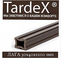 Лага для монтажу терасної дошки TARDEX 30х40х2200 мм