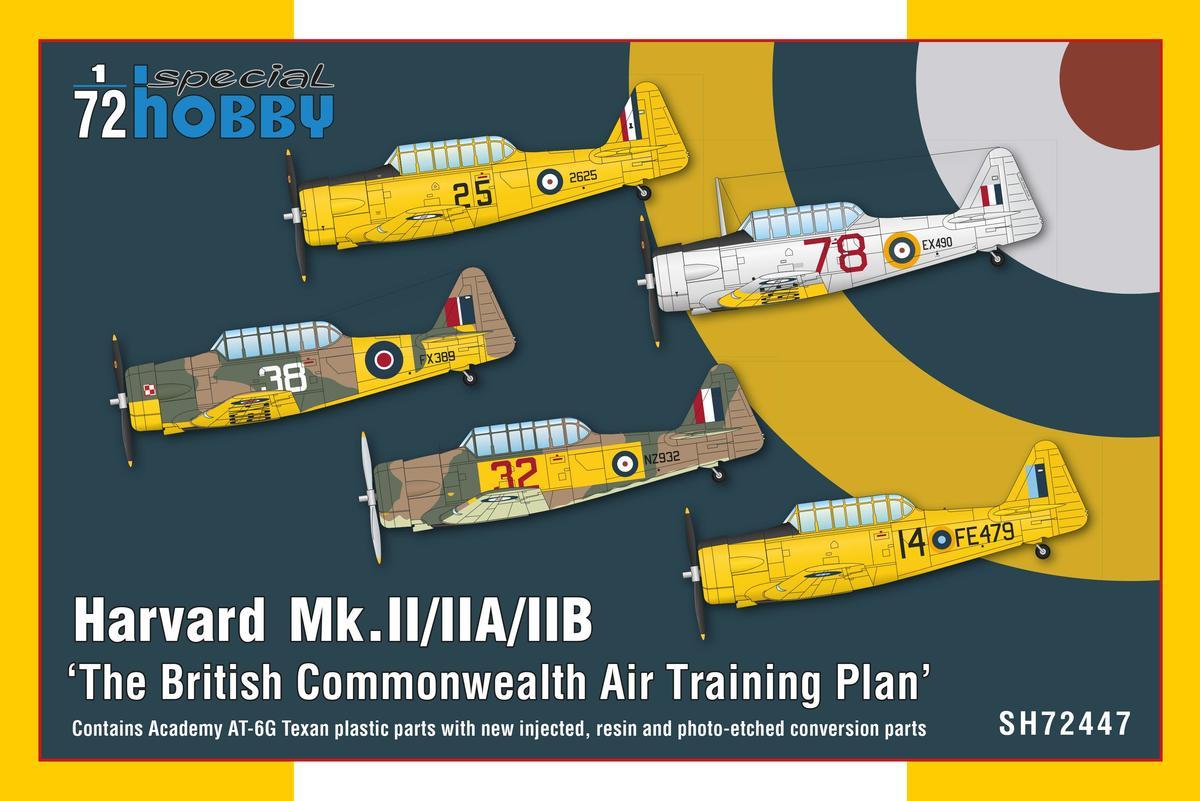 Пластикова модель 1/72 Special hobby 72447 навчально-тренувальний літак Harvard Mk.II/IIA/IIB
