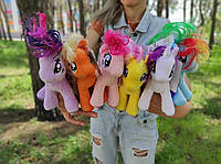 Набор Пони Мягкие игрушки ME Little Pony Комплект 6 игрушек 15 см.