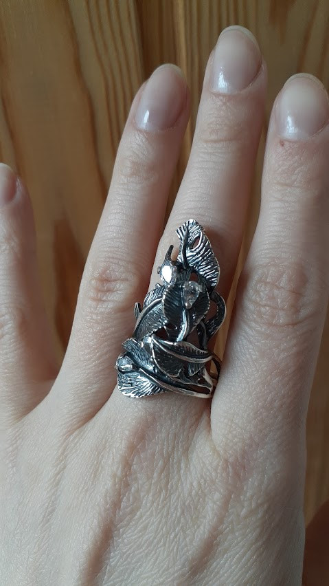 Срібне кільце Перун, фото 1