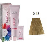 Крем-фарба для волосся jNOWA Professional Siena Chromatic Save 9/13 Холодний золотистий блонд 90 мл