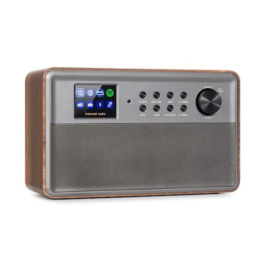 Интернет радио Auna Connect Link Smart Radio IR / DAB + / FM Spotify BT 2,4-дюймовый дисплей - фото 1 - id-p1417100798