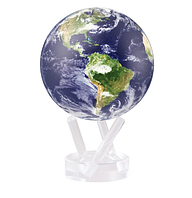 Глобус, що самообертається, левітуючий Mova Globe "Земля в хмарах" діаметр 114 мм (США)