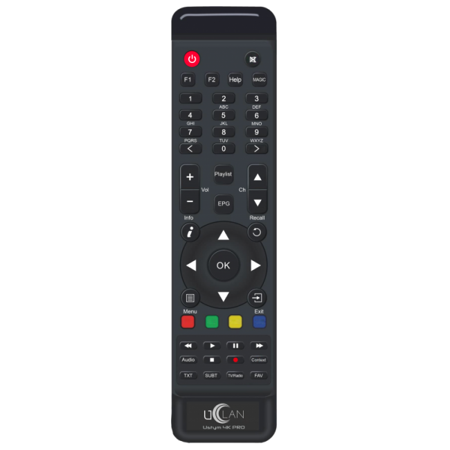 Пульт для тюнера UCLAN USTYM 4K PRO