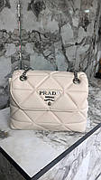 Модная женская белая сумка Prada