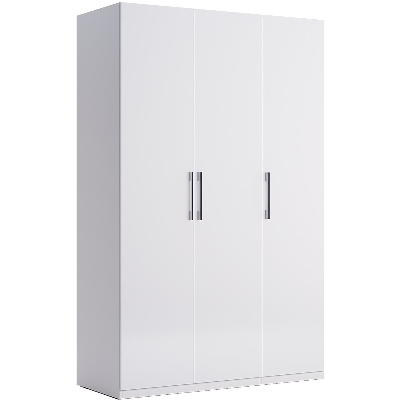 Шафа розстібна в спальню, у передпокій 3-дверний без дзеркал Family/Фемелі Глянець білий ТМ Міро Марк, фото 1