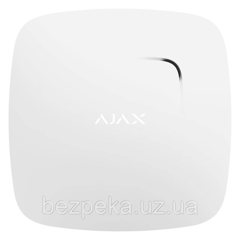 AJAX FireProtect Plus білий (White) Бездротовий датчик детектування диму та чадного газу