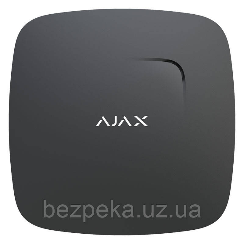 AJAX FireProtect чорний (Black) Бездротовий датчик диму із сенсором температури