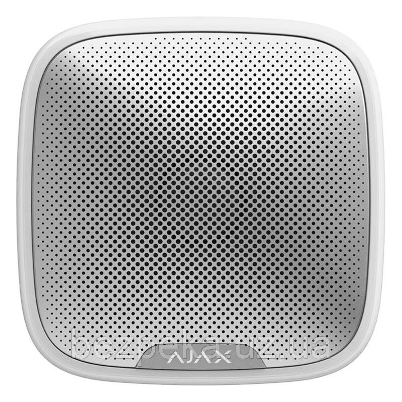 StreetSiren белая (White) Беспроводная уличная сирена AJAX