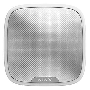 StreetSiren белая (White) Беспроводная уличная сирена AJAX