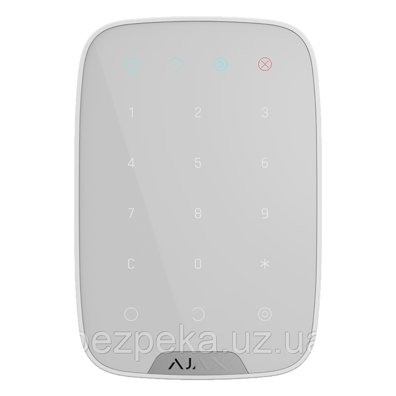 AJAX KeyPad біла (White) Бездротова клавіатура