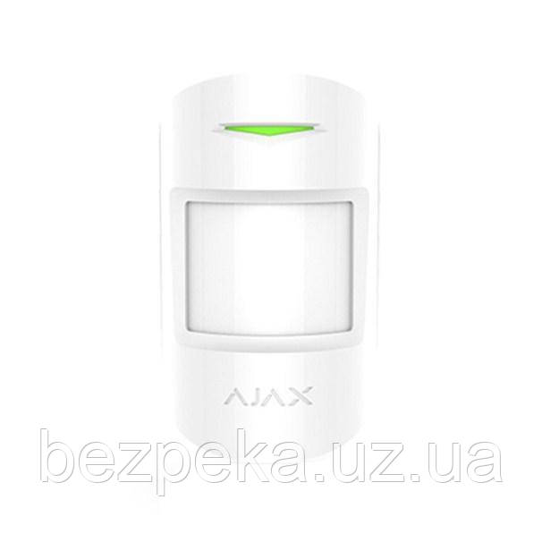 MotionProtect Plus білий (White) Бездротовий датчик руху з імунітетом до тварин і мікрохвильових сенсорів
