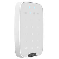 AJAX KeyPad Plus біла (White) Бездротова клавіатура з підтримкою безконтактних карток і брелок, фото 3