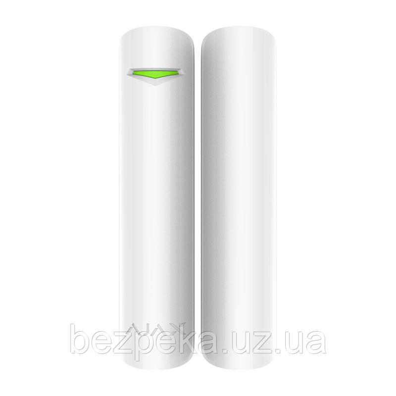 AJAX DoorProtect Plus білий Бездротовий датчик відкриття з сенсором удару та нахилу