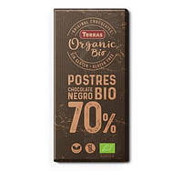 Шоколад чорний Torras Postres Chocolate Negro Bio 70% какао 200 г Іспанія