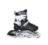 Ролики-кільки Scale Sport Black (2в1) розмір 34-37, фото 4