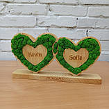 Іменний Подарунок на весілля молодятам,подарунок на річницю дружині, на річницю весілля батькам, фото 6