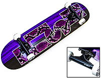 Дерев'яний Скейтборд Fish Skateboard Snake Skin-2725, фото 3