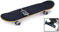 Дерев'яний Скейтборд Fish Skateboard Snake Skin-2725, фото 4