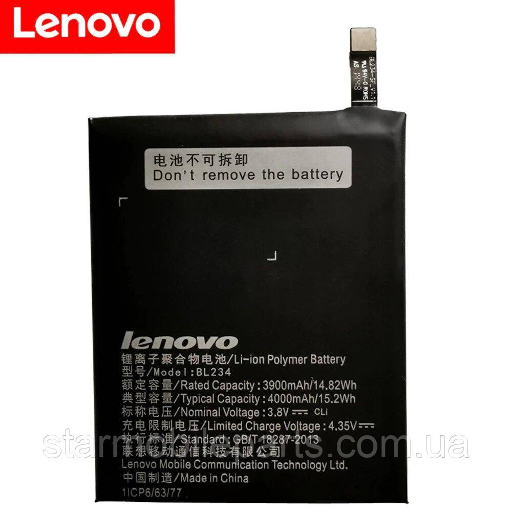 Акумулятор BL234 (АКБ, батарея) Lenovo P70 (Li-ion 3.8 V 4000mAh)
